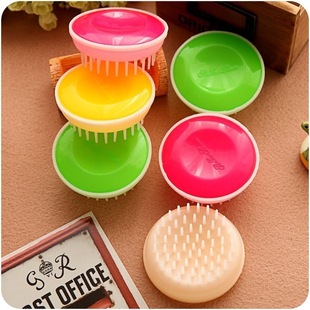 老式 圆抓头刷理发店洗头神器居家旅行塑料硬齿清洁护理按摩挠痒梳