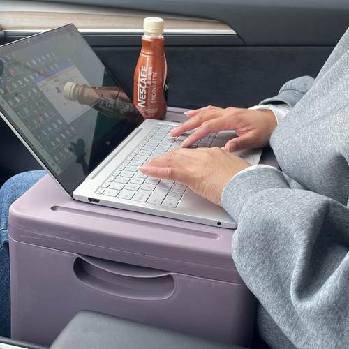 防洒车载小桌板便携车内折叠餐桌好收纳副驾驶前排后排吃饭工作台