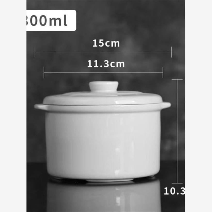 炖盅陶瓷汤盅隔水炖盅家用炖盅杯单人带盖白瓷内胆燕窝汤炖罐碗