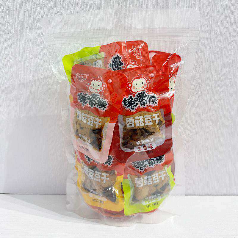 金丝猴馋嘴猴香菇豆干500g豆腐干独立装五香泡椒鸡汁香辣味小零食