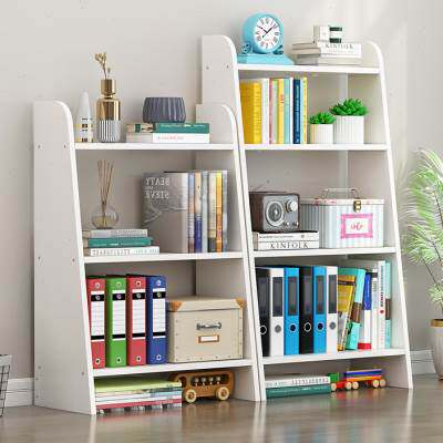 梯形书架落地多层学生书架省空间客厅书房卧室简易置物储物架子柜
