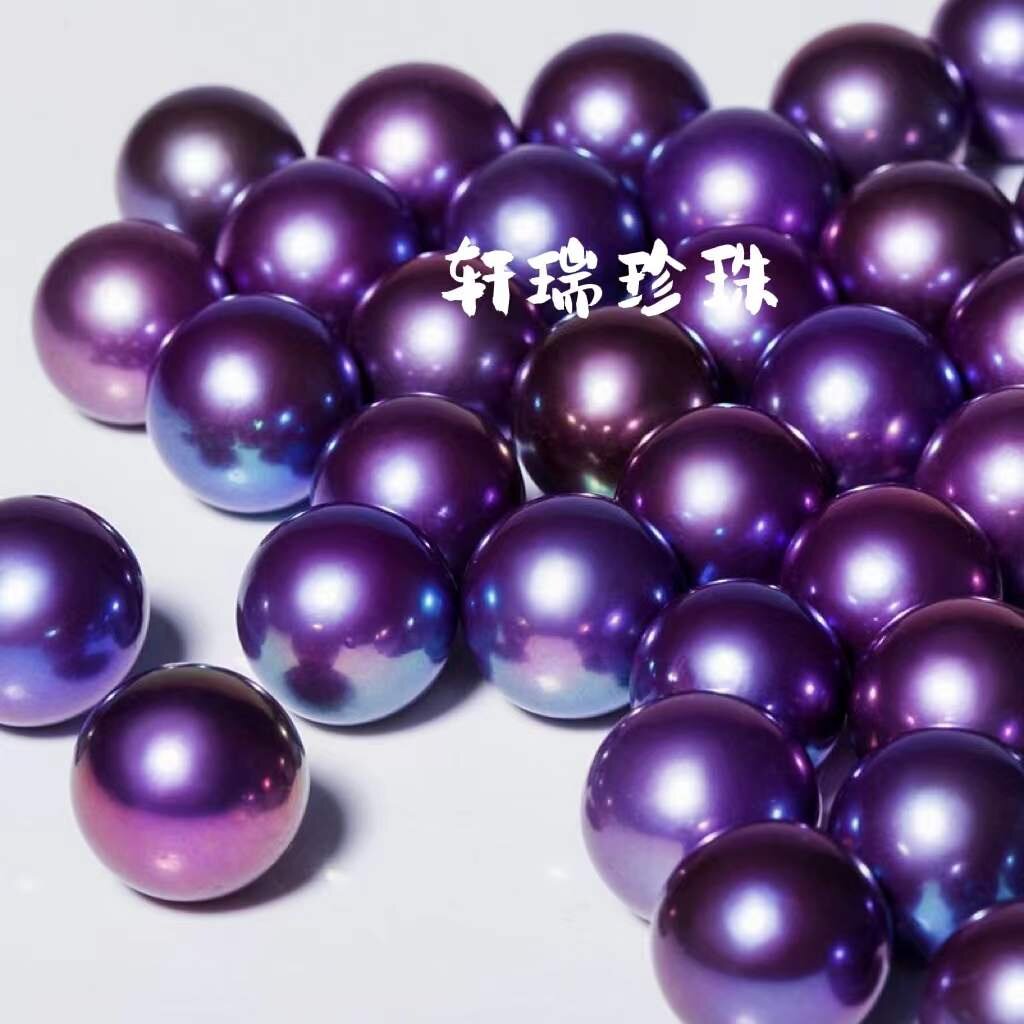 天然淡水珍珠鲜活体超大珍珠淡水河蚌爱迪生单珠巴洛克直播开蚌