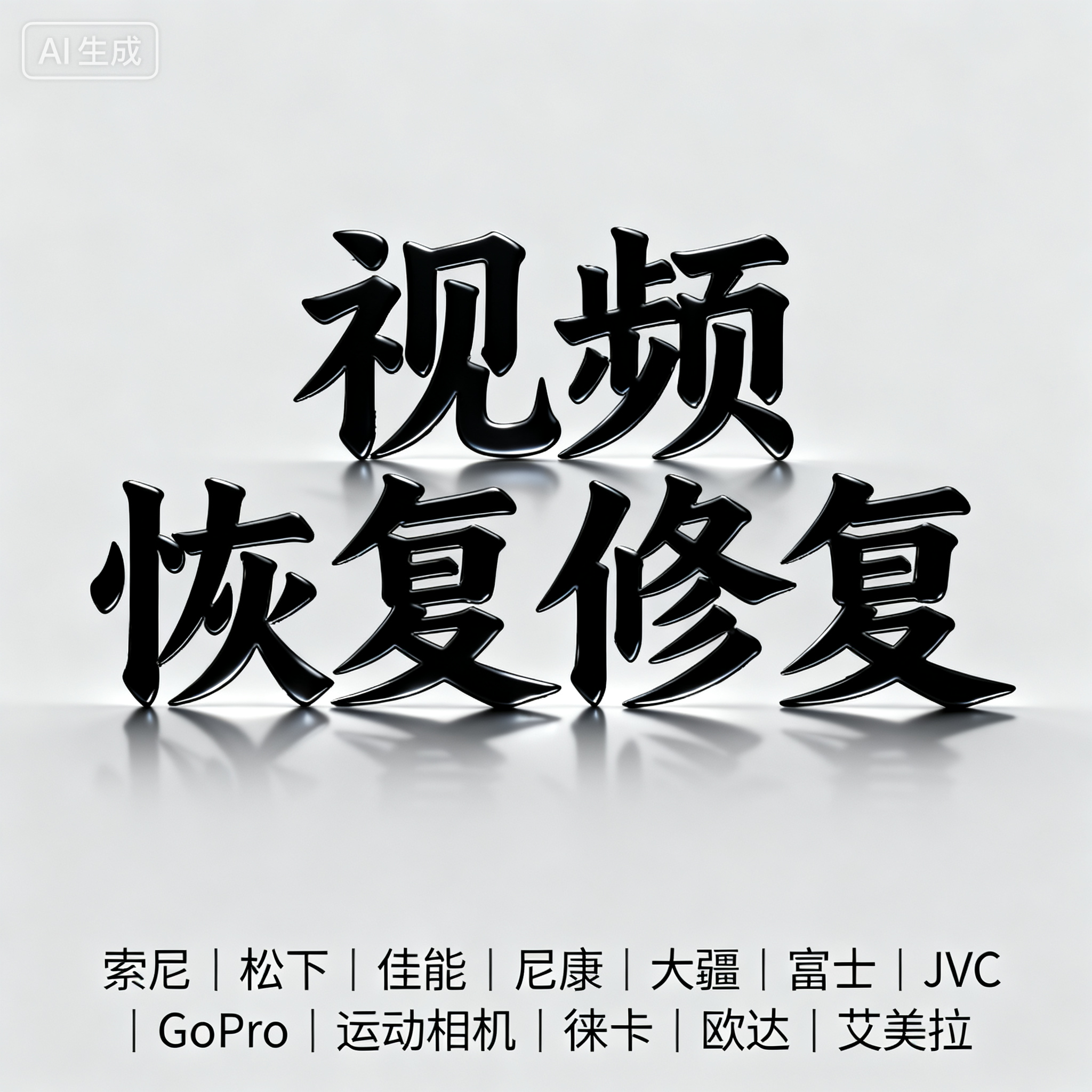mp4视频修复佳能索尼大疆监控记录仪TF卡SD卡格式化误删碎片恢复