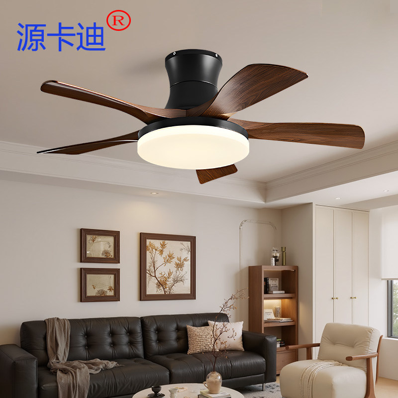 风扇灯2026新款客厅吊扇灯餐厅灯风扇一体变频复古吊扇带风扇吊灯