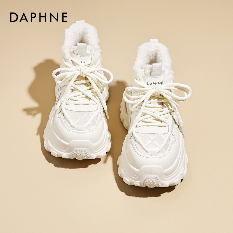 达芙妮旗舰店！爆款加绒老爹鞋