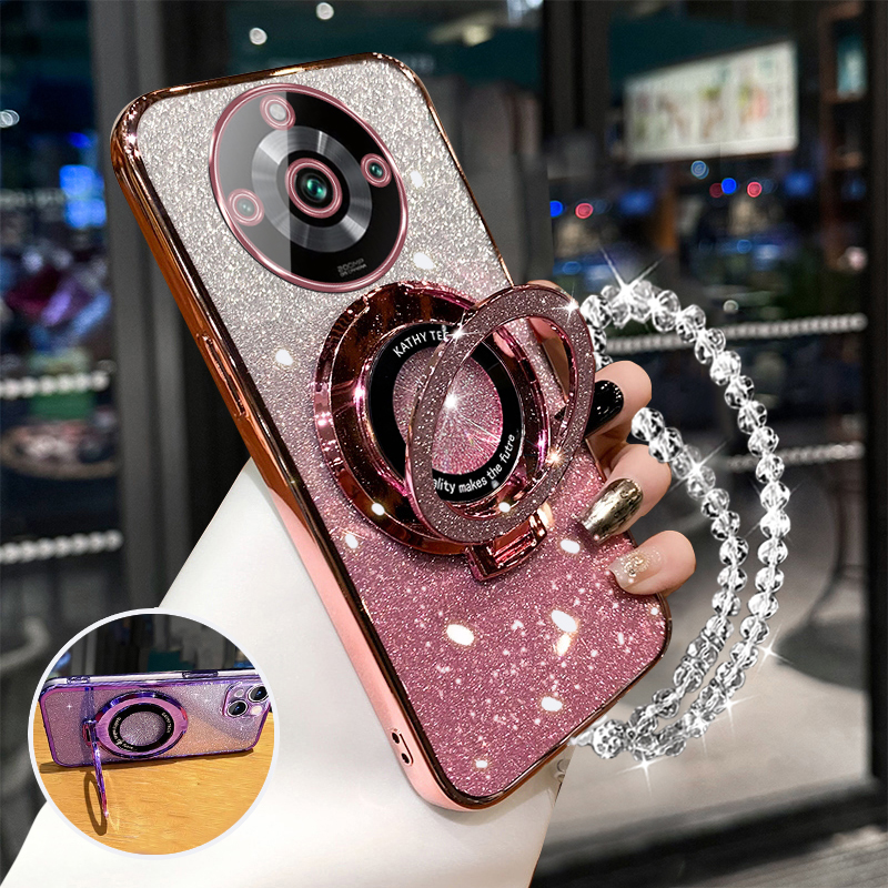 带支架硅胶真我手机壳创意11