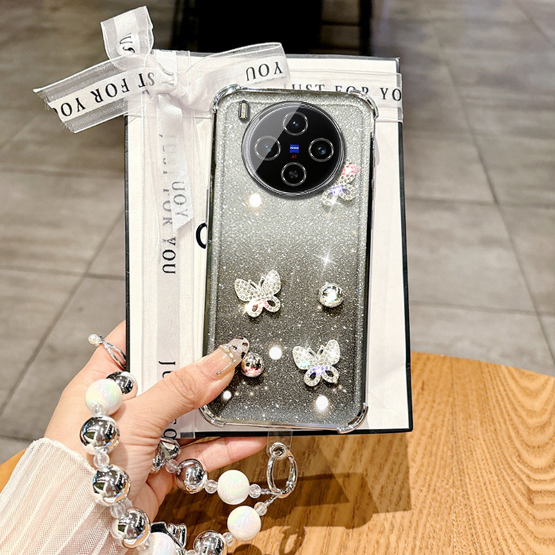 适用于vivoX300系列镶钻女款软壳