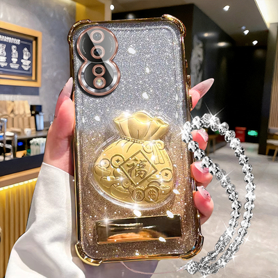 时尚创意个性硅胶荣耀80手机壳