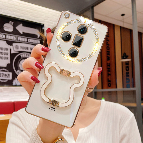 OPPOFindX7手机壳硅胶高档带镜子