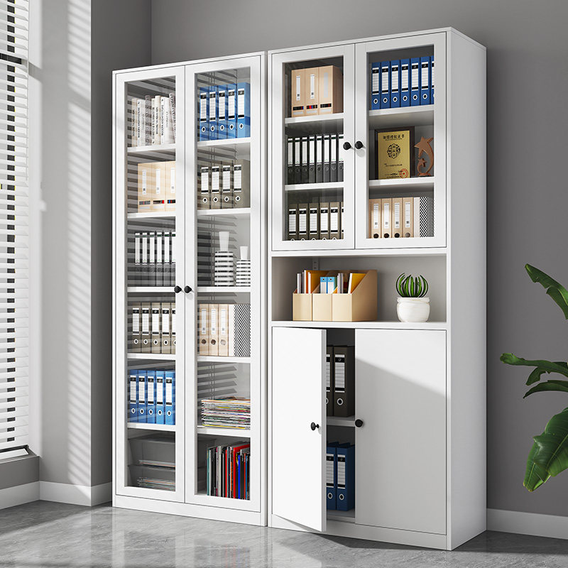 文件柜凭证柜会计财务合同资料柜钢制防爆玻璃铁皮柜办公室档案柜