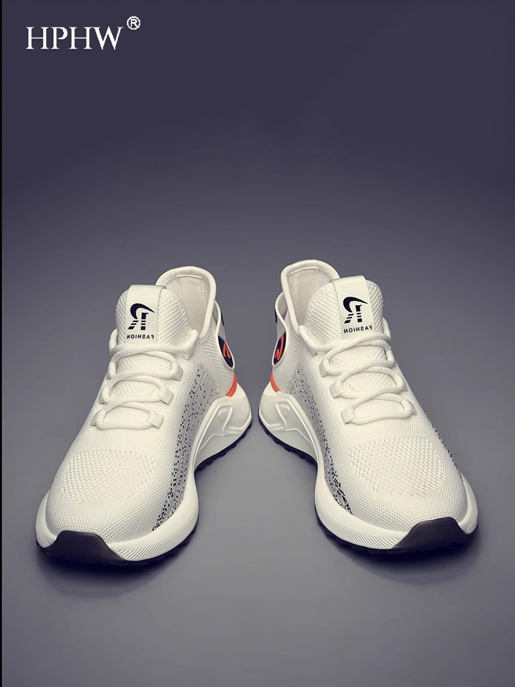 飞织运动鞋男夏季新款透气薄款百搭网面鞋子男士软底轻便休闲鞋潮