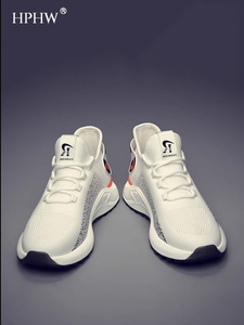 飞织运动鞋男夏季新款透气薄款百搭网面鞋子男士软底轻便休闲鞋潮