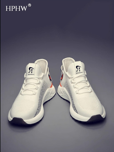 透气薄款 新款 百搭网面鞋 子男士 潮 飞织运动鞋 软底轻便休闲鞋 男夏季