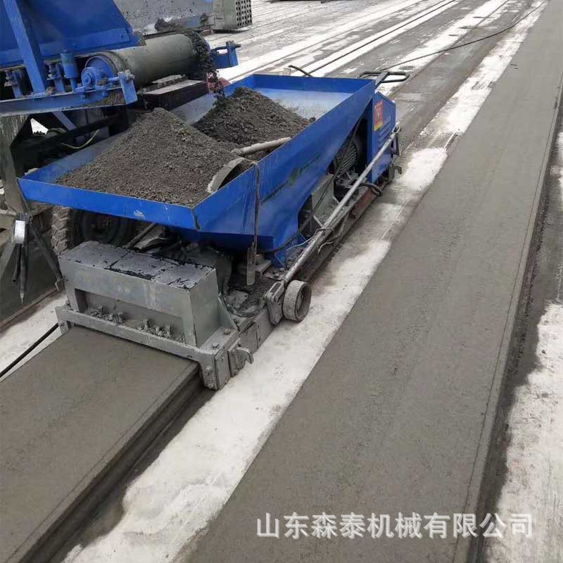 预应力隔墙板成型机  9*60轻型隔墙板机 HQJ型轻质隔墙板挤压机
