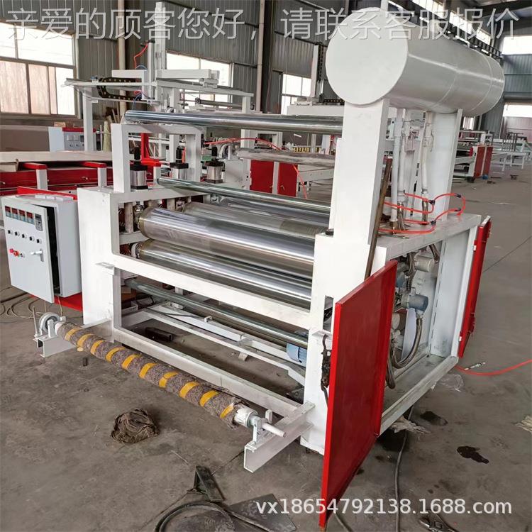 PET板密度基平贴机 号岩石厂平贴机板覆膜机型 定做涂胶贴面机生