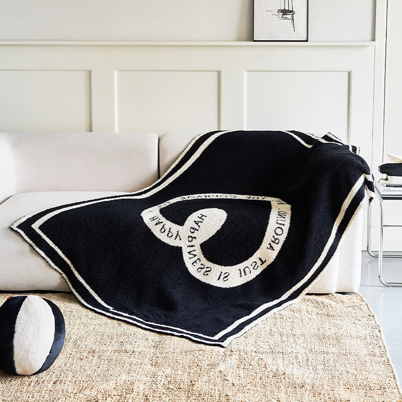 molingtalk 爱心半边绒盖毯 AB面客厅秋冬蓄热沙发毯北欧毛绒毯子,居家布艺,床边毯,淘宝优惠券,粉丝福利购,淘宝优惠卷