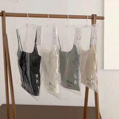 夏季带胸垫白色小吊带背心女上衣