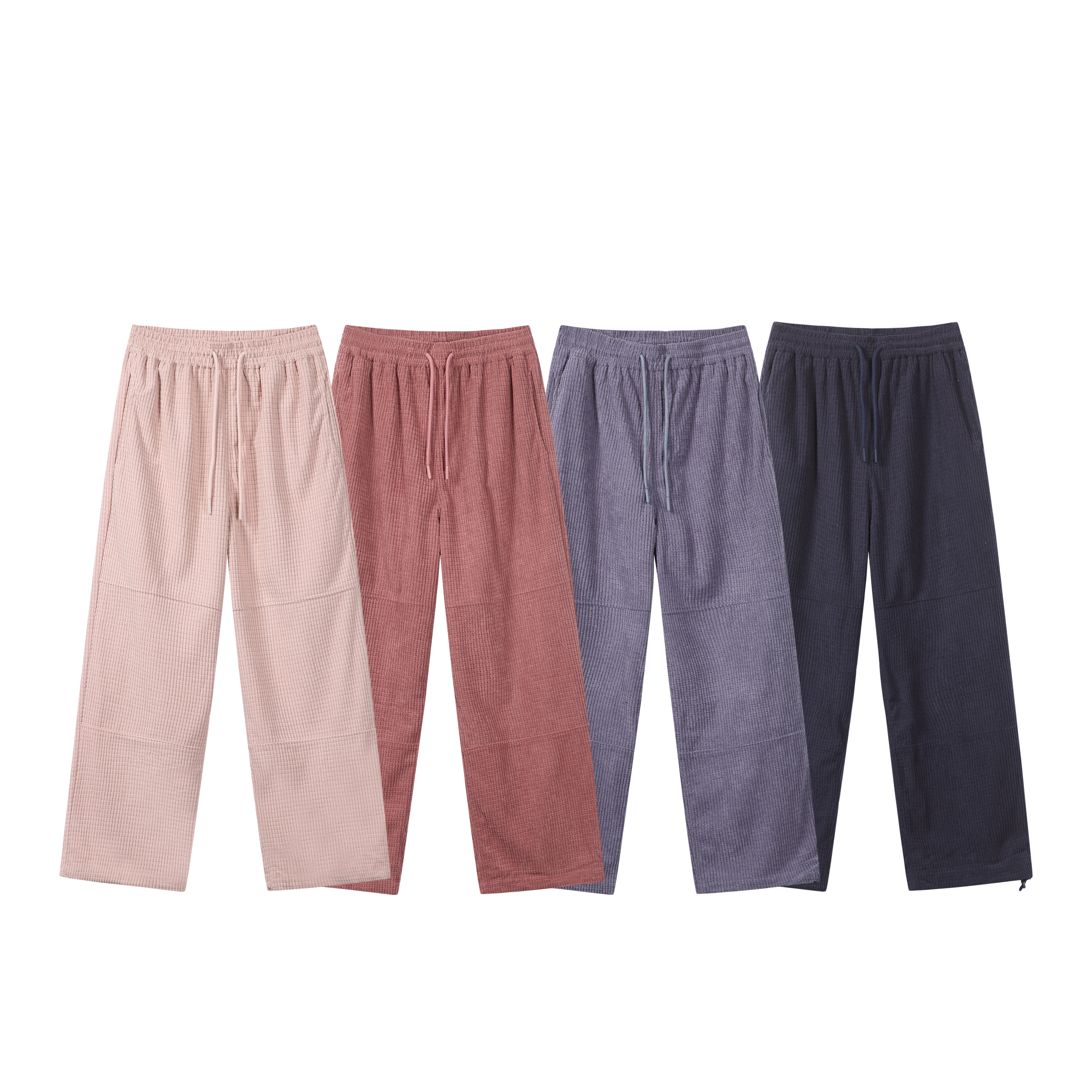 OZGM 奥粒绒玉米粒裤子休闲裤直筒休闲卫裤