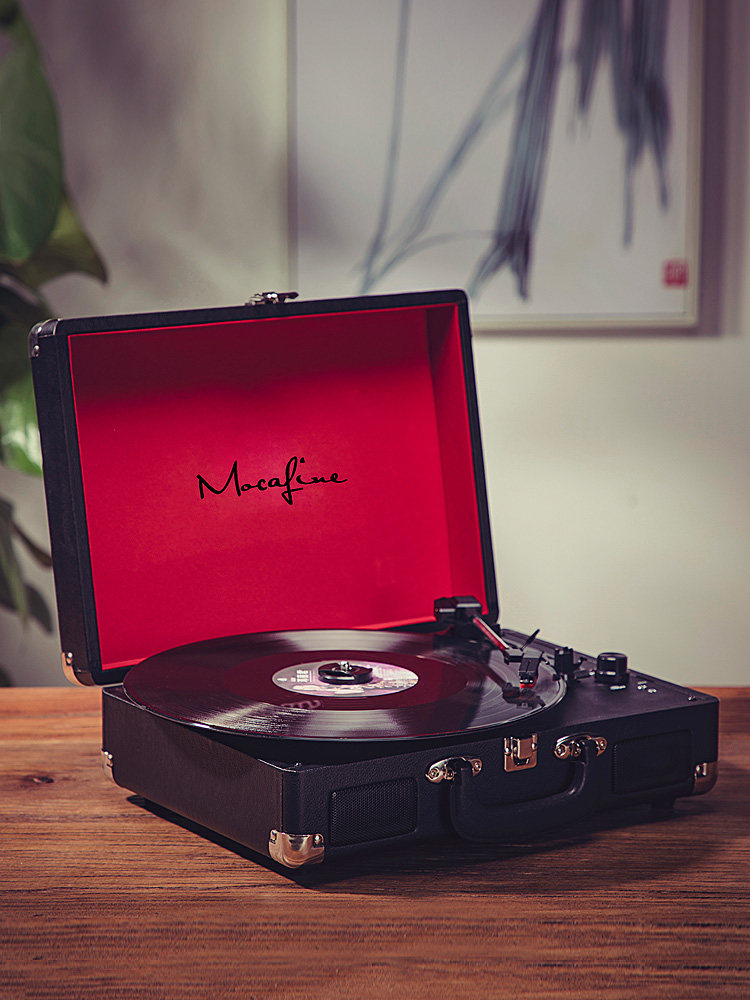 mocafine摩范留声机复古客厅欧式家用便携LP黑胶唱片机老式电唱机
