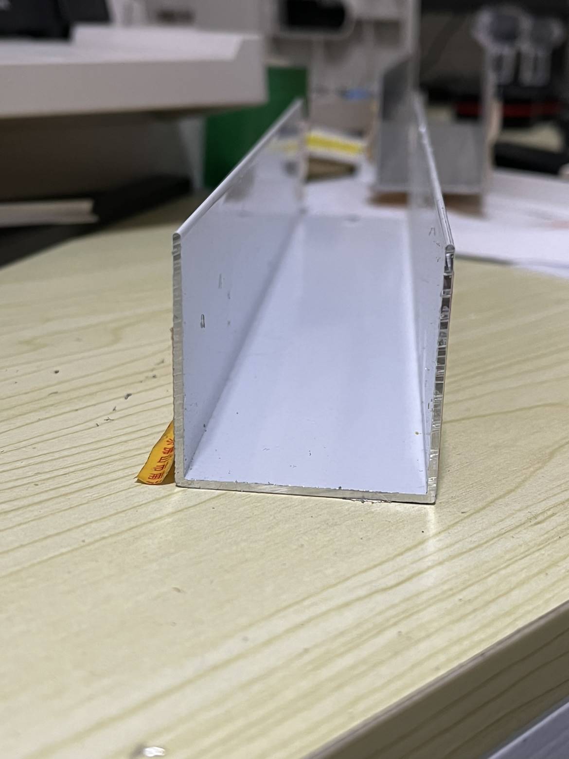 50*50*1.2铝合金烤漆U型槽包边U型铝卡槽装饰卡条吊顶收口墙条