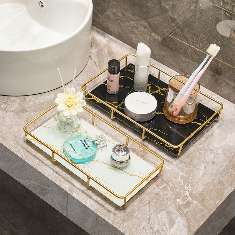 乾大师轻奢铁置地式洗漱台置物架