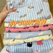 宽松休闲家居裤 300斤新款 女遛弯裤 可外穿 可爱卡通睡裤 特大码