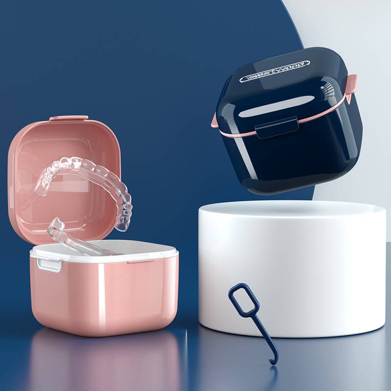 保持器收纳盒浸泡隐形牙套盒子假牙清洗牙齿矫正器装正畸便携带的