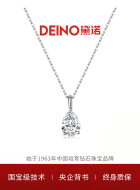 DEINO黛诺铂金钻石项链女经典高级轻奢设计项链送女朋友礼物