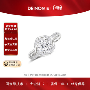 【培育】DEINO黛诺手捧花连理藤钻戒人工培育钻石戒指结婚求婚