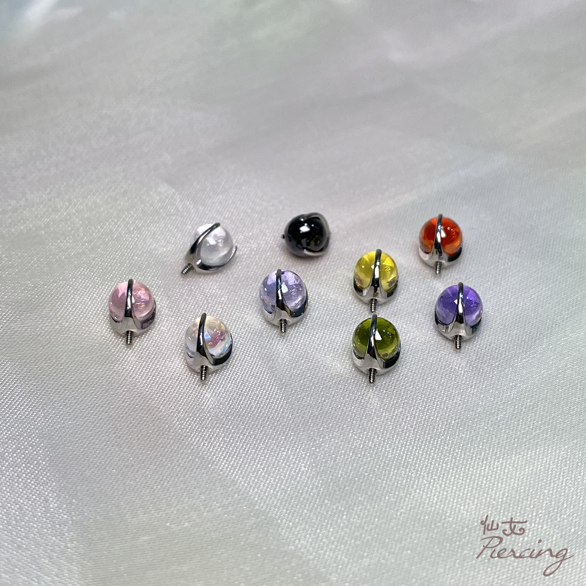 F136植入级医用钛合金锆石饰品头