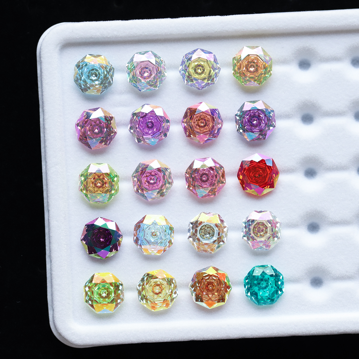 爆闪镀膜玫瑰切医用钛合金耳钉耳骨耳蜗防过敏碗底内螺纹灭菌发货