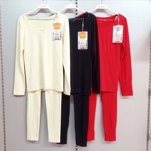 打底套装 25305015无缝提臀收腹美体秋衣秋裤 女士新款 香蜜闺秀