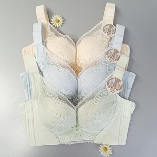香蜜闺秀B杯蕾丝文胸24112031亲肤棉无钢圈调整按摩疏通塑形内衣