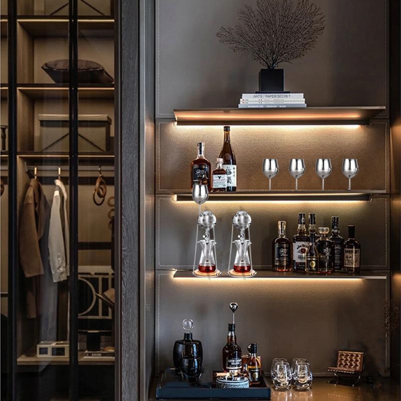 样板间酒柜展示柜装饰摆件轻奢高档高端大气家居酒具酒杯咖啡摆设,家居饰品,家饰软装搭配套装,淘宝优惠券,粉丝福利购,淘宝优惠卷