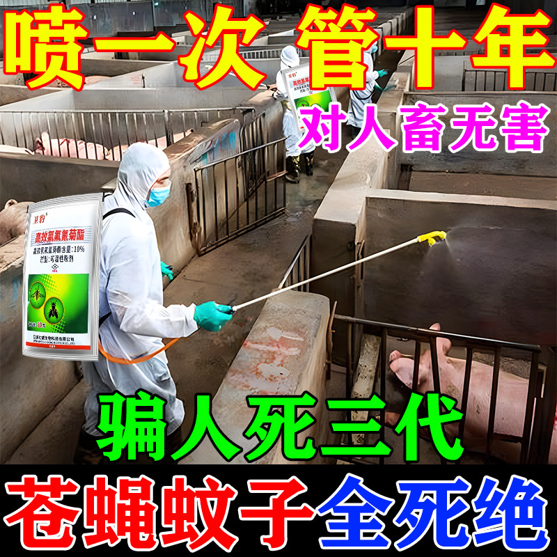 苍蝇香无味一闻死灭蝇药苍蝇杀虫剂一扫光养殖场专用灭苍蝇特效药