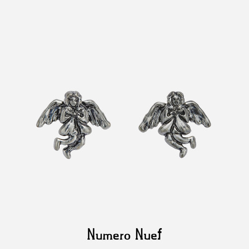Nuef “Alle Sirene”系列 祝祷好运小天使耳钉925银耳饰