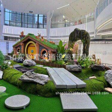霍比特小屋拍照打卡门头卡通萌宠小屋商场景区公园引流神器