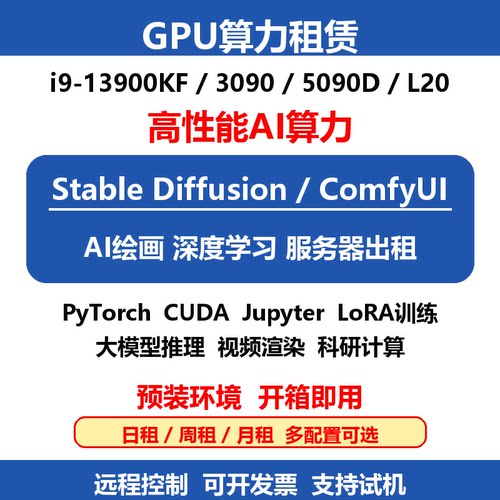 5090DL20大显存AI绘画服务器