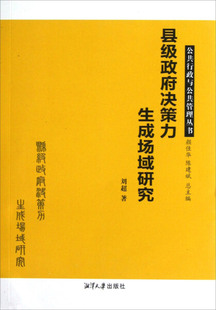 公共行政与公共管理丛书刘超 县级政府决策力生成场域研究 正版 著作湘潭大学