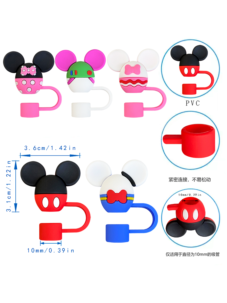 Disney, соломенная, пылезащитный защитный чехол со стеклом, Disney Mickey Mouse, 10 мм, DIY