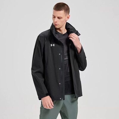 安德玛UA男子梭织连帽外套