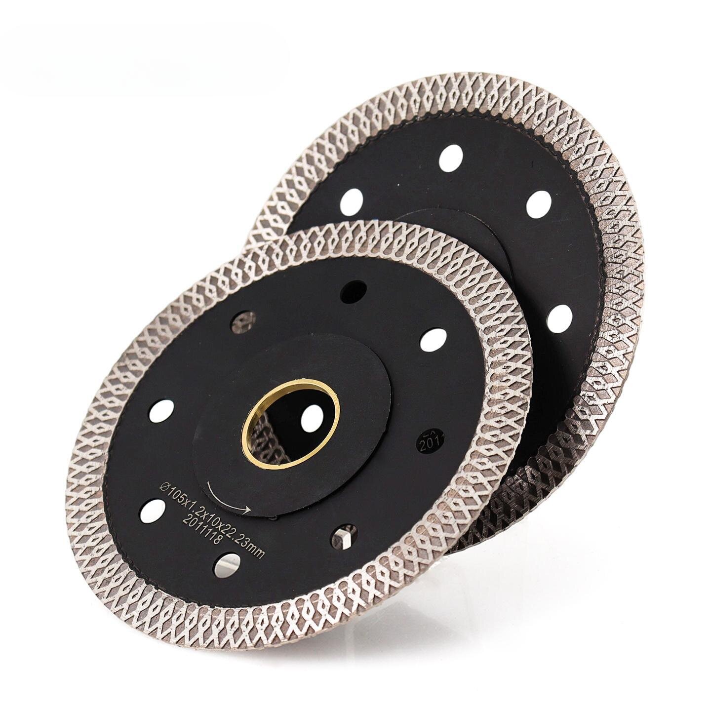 烧结x网格波纹金刚石锯片陶瓷岩板瓷砖切割不崩边4/5/7寸