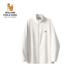 仿羊羔绒立领夹克 保暖摇粒绒外套男女同款 威廉福克斯男装 2025秋季