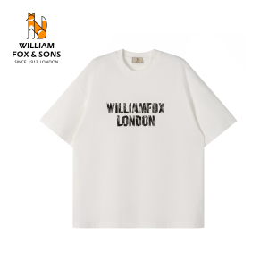 50S长绒棉短袖 印花半袖 t恤男士 2026新款 上衣男 夏季 威廉福克斯男装