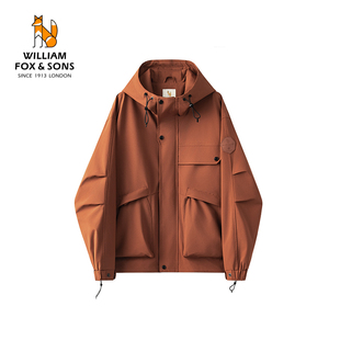 仿冲锋夹克男女款 英国小狐狸防风轻户外登山外套时尚 限时清仓