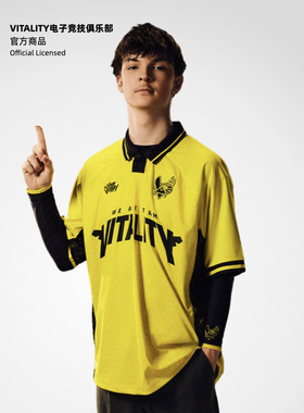 Vitality2025北美大学学院风限定队服T恤纯净款无赞助昂恩电竞
