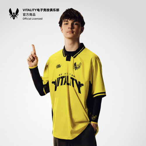 Vitality2025北美大学学院风限定队服T恤纯净款无赞助昂恩电竞