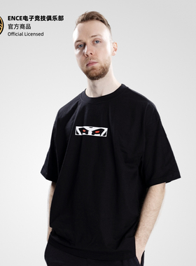 ENCE 海妖之眼 官方正品纯棉重磅潮流电竞T恤宽松大码