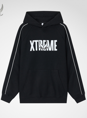 Xtreme Gaming官方XG战队主题印花唧边套头卫衣选手周边Ame同款