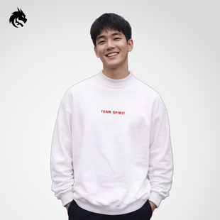 套头卫衣donk同款 长袖 Spirit绿龙战队亚洲之旅国潮印章风格 Team